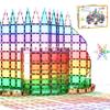 Everplay 140 pc Castle Rocket Magnetic Tiles with Car Set Building Block Toys STEM Educational Learning Magnet Toy Preschool Montessori Boys & Girls Smart Kit Games Gifts for Age 3+ Kids Toddlers view 1