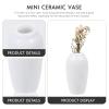 SEWACC 2Pcs Miniature Ceramic Vase Dollhouse Mini Vase Model Furniture DIY Doll House Vase Micro Landscape Fairy Garden Decoration (White) view 4