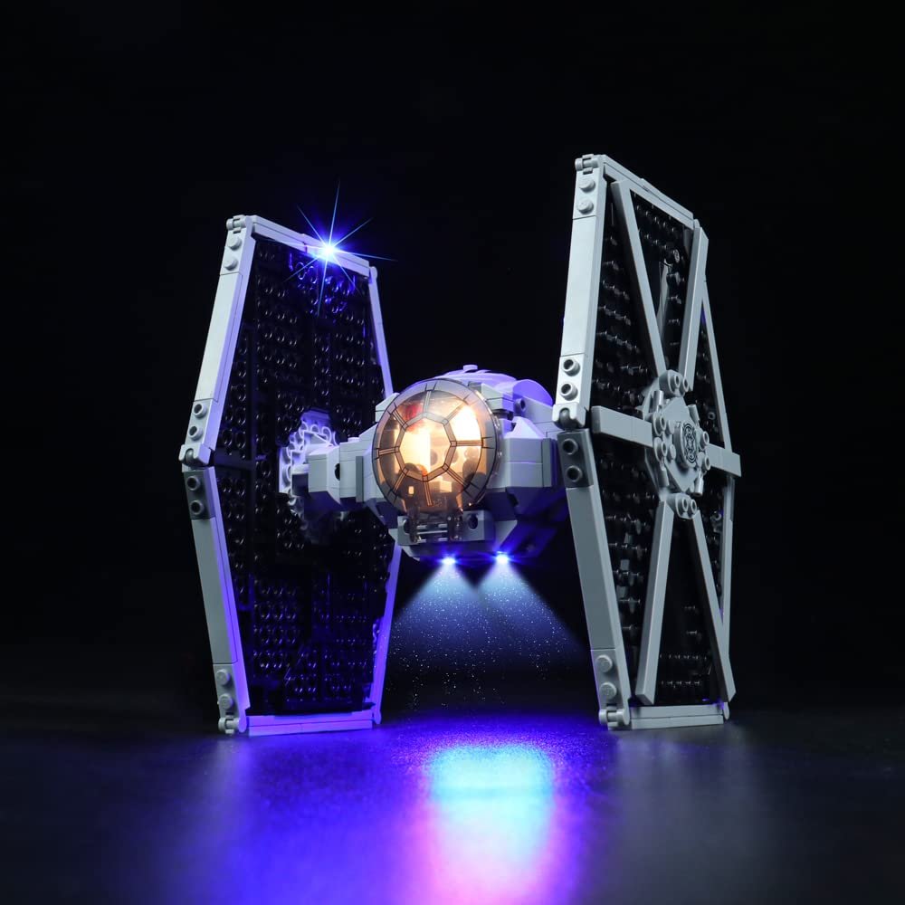Brick Shine Light kit for Imperial TIE Fighter 75300 (Model Set is not Included) (Classic)