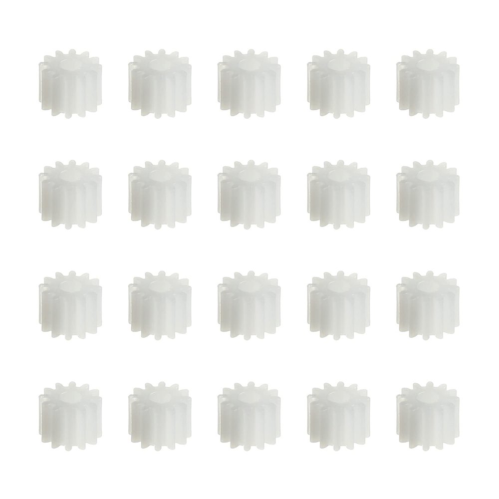 50Pcs Plastic Gears 12 Teeth Model 122.5A Reduction Gear Plastic Worm Gears for RC Car Robot Motor,Aicosineg