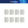 50Pcs Plastic Gears 12 Teeth Model 122.5A Reduction Gear Plastic Worm Gears for RC Car Robot Motor,Aicosineg view 3