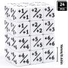 24 Pieces Dice Counters Token Dices, D6 Dice Cube Loyalty Dices Compatible with MTG CCG, Card Game Accessories view 2