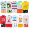 Joyfun 7 Pcs 6 Inch Girl Doll Clothes 3 Pieces Dress, 2 Pieces Outfits and 2 pcs Shoes for 11.5 Inch Girl's Sister 6" Doll view 3