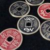 SUMAG Super Chinese Coin Set Magic Tricks Morgan Size Coin Vanish Magic Magician Close up Illusions Gimmicks Mentalism Props view 2