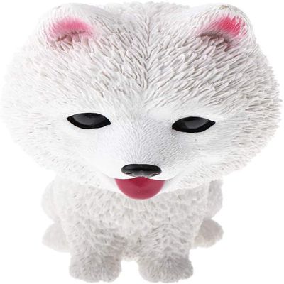 Bobble Head Dog Statue Dashboard Head Dogs Ornaments Nodding Heads Shaking Head Dog Doll for Car Vehicle Home Decoration - Samoyed