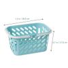 Shopping Basket Toy Mini Grocery Basket with Handles Pretend Play Toy for Kids Party Supplies Blue view 2