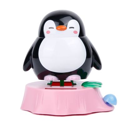 YGMONER Solar Dancing Animal Car Dashboard Decorations Shaking Body (Penguin)