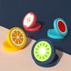 Panderetas Para Nios 4pcs Finger Castanets Fruit Pattern Musical Castanet Wooden Clap Board Musical Instruments Rhythm for Toddler Mixed Colors Musical Instruments view 4