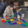 PicassoTiles 2 Piece Swift Highly Detailed Race Track Truck Dinosaur Cars Accessories in Bulk Package Compatible with STEM Magnetic Tile Race Track Building Kits for Kids Boys & Girls Ages 3+ PTE10 view 2