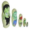 Funny Zombies nesting doll view 3
