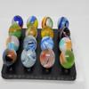 Marble Display Holds 16 Marbles for 5/8"+ marbles - Marble Display Stands - Marble Holders - Sphere Display (Black) view 3