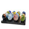 Marble Display Holds 16 Marbles for 5/8"+ marbles - Marble Display Stands - Marble Holders - Sphere Display (Black) view 4