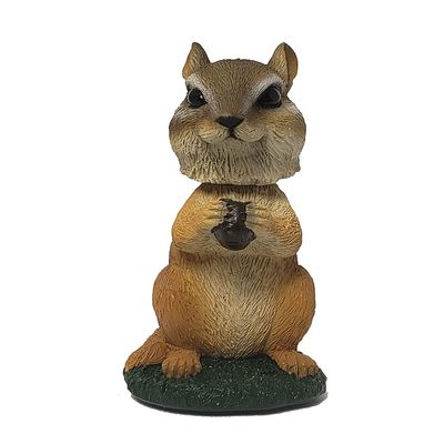Animal Den Chipmunk Bobblehead Figure Statue Gift for Car Dashboard