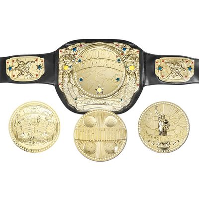 Spinning Wrestling Championship Toy Belt with Four Center Plates