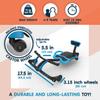 YBIKE Leap Self Propelled Ride On Drifting Racer Riding Toy for Boys and Girls Ages 4  9 - Blue view 2