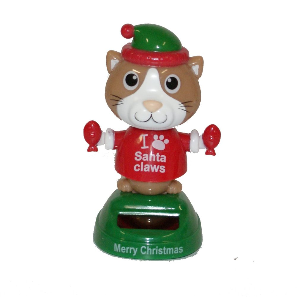 Solar Dancing Christmas Cat