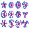 12 Pack Fidget Spinner, Fidget Spinners Bulk Sensory Fidget Toys for Kids and Adults, Stress Relief Toy and Anxiety Reducer, Goodie Bag Fillers Classroom Prizes view 1
