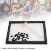 Desktop Mini Zen Garden with Rake, White Beach Sand, 8.5x6.9x0.6 Inch, Home Office Decoration view 4