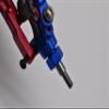 GPM for 1/18 Mini-T 2.0 Stadium Truck LOS01015 Aluminum Rear Wheel HEX ADAPTERS 5MM THICK-4PC Set (Blue) view 4