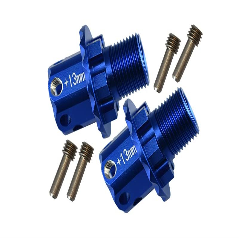 GPM for 1/10 SKETER XL4S BRUSHLESS Moster Truck Aluminum 13MM HEX ADAPTERS-6PC Set (Blue)