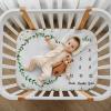 Artsadd Custom Baby Monthly Milestone Blanket With Name 40" x 50" - Personalized First Year Calendar Growth Chart - Customized Newborns Shower Gifts for Girls Boys view 4