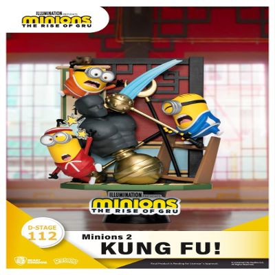Beast Kingdom Minions: The Rise of Gru: Kung Fu DS-111 D-Stage Statue