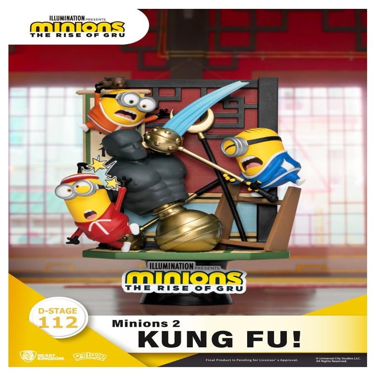 Beast Kingdom Minions: The Rise of Gru: Kung Fu DS-111 D-Stage Statue
