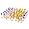 Totority Wooden Road Construction Traffic Sign 50pcs Toy Street Signs Small Toy Cars and Other Diecast Vehicles view 1
