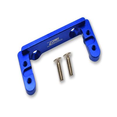 GPM for 1/6 4WD SCX6 Jeep JLU Wrangler AXI05000 Aluminum 2-Speed Transmission SERVO Mount - 3PC Set (Blue)