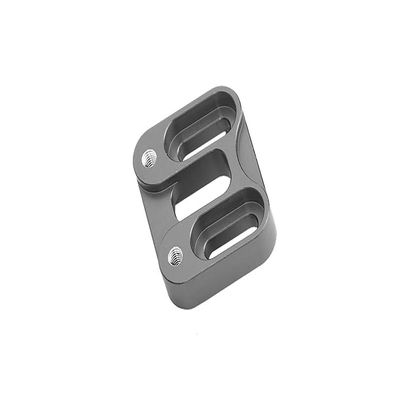 GPM 1Pc Set Upgrades Aluminum Front Knuckle Servo Mount for 1/6 4WD SCX6 Jeep Jlu Wrangler (AXI05000) & 1/6 4WD SCX6 Trial Honcho (AXI05001) RC Cars (Gray)