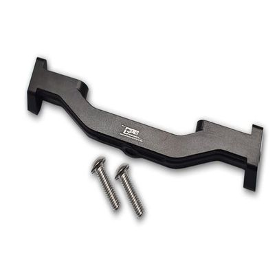 GPM 3Pc Set Upgrades Aluminum Front Lower Chassis Link Parts for 1/6 4WD SCX6 Jeep Jlu Wrangler (AXI05000) & 1/6 4WD SCX6 Trial Honcho (AXI05001) RC Cars (Black)