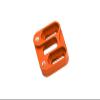 GPM 1Pc Set Upgrades Aluminum Front Knuckle Servo Mount for 1/6 4WD SCX6 Jeep Jlu Wrangler (AXI05000) & 1/6 4WD SCX6 Trial Honcho (AXI05001) RC Cars (Orange) view 1
