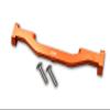 GPM for 1/6 4WD SCX6 Jeep JLU Wrangler AXI05000 Aluminum Front Lower Chassis Link Parts - 3PC Set (Orange) view 1