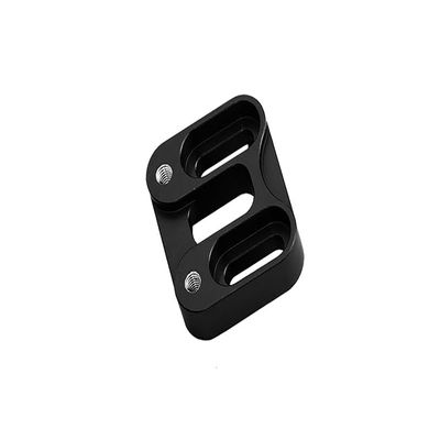 GPM 1Pc Set Upgrades Aluminum Front Knuckle Servo Mount for 1/6 4WD SCX6 Jeep Jlu Wrangler (AXI05000) & 1/6 4WD SCX6 Trial Honcho (AXI05001) RC Cars (Black)