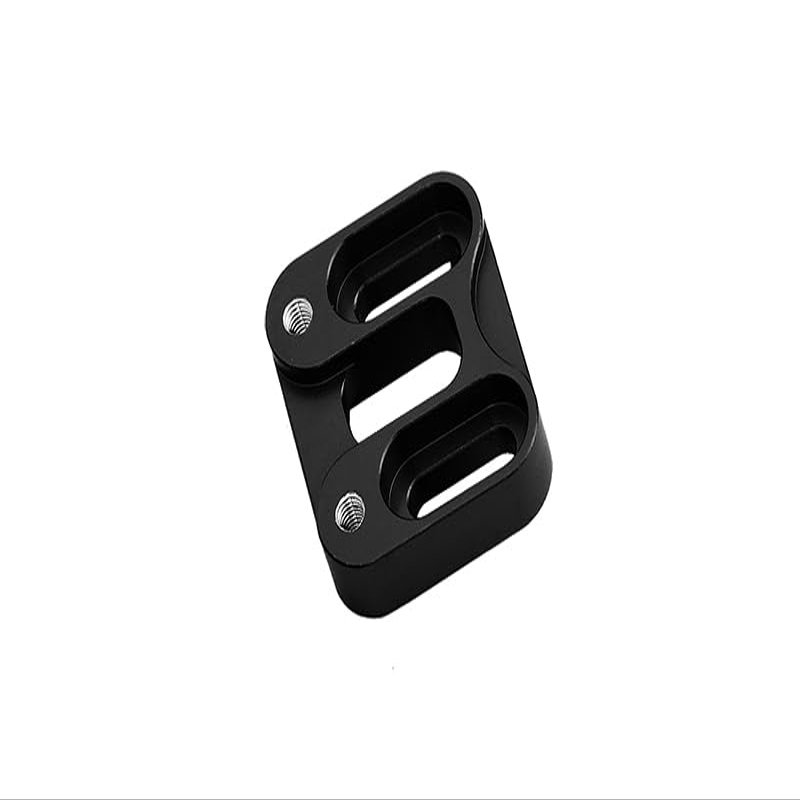 GPM 1Pc Set Upgrades Aluminum Front Knuckle Servo Mount for 1/6 4WD SCX6 Jeep Jlu Wrangler (AXI05000) & 1/6 4WD SCX6 Trial Honcho (AXI05001) RC Cars (Black)