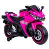 Kids Motorcycle,Tamco 12V Motorcycle for Kids 3 4 5 6 Years Boys Girls 12v7ah Ride on Toy with Training Wheels/Manual Throttle/Drive by Hand/Lightting Wheels (Pink) view 3