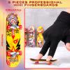 5 Packs DIY Mini Finger Skateboard Fingerboard Kit with Box and Replacement Accessories for Teens Adults Fingertip Movement Novelty Toys view 2