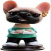 Bobble Head Dog Figurines Head Dog Ornament Realistic Puppy Model Toy for Car Vehicle Home Decoration - Green view 1