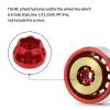 kingsea 4Pcs/Set Aluminum Alloy 12mm Hex Wheel Hub adapters Compatible with Axial Scx10 Trx4 1/10 RC Crawler 1.9inch 2.2inch Wheel Rim (Red, 12mm) view 4