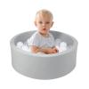 WINTECY Small Memory Foam Ball Pit for Kids, Soft Ball Pool Round Ball Pit for Toddlers Play(Balls are NOT Included) view 1