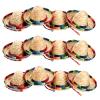 Frcctre 12 Pack Mini Mexican Hat Natural Straw Sombrero Party Hats, 5.5 Inch Carnival Mexican Birthday Cinco de Mayo Costume Hats Party Dolls Pets Decoration view 4