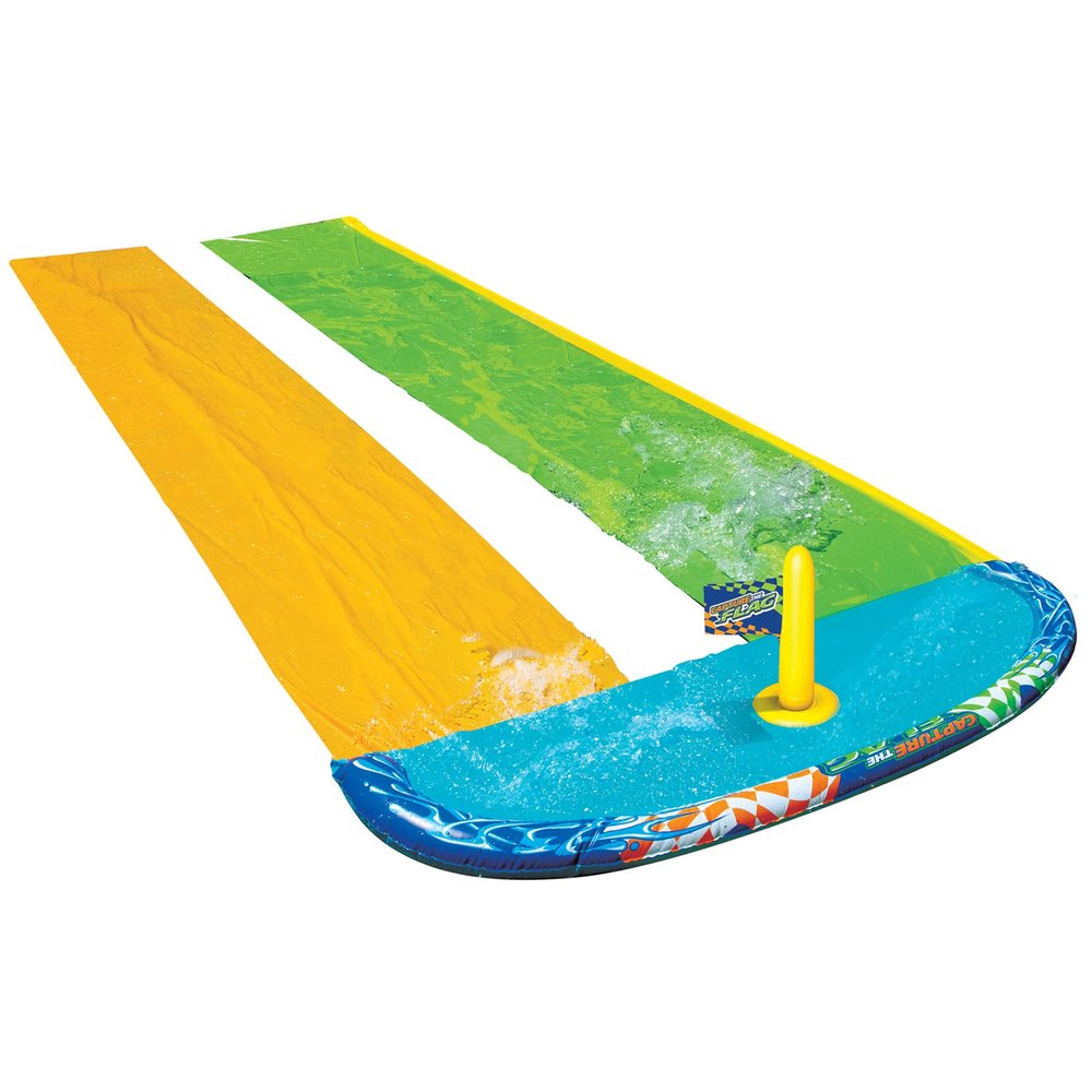 Banzai 16 Feet Long Capture The Flag Racing Water Slide - Be The First to Grab The Flag!
