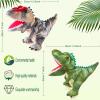 Animal Hand Puppets 11 Inch Sea Turtle Plush Dinosaur Animals Hand Puppet Toys Role-Play Toy Puppets for Kids Storytelling Imaginative Pretend Play Teaching Preschool(Rex and Dilophosaurus) view 2