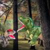 Animal Hand Puppets 11 Inch Sea Turtle Plush Dinosaur Animals Hand Puppet Toys Role-Play Toy Puppets for Kids Storytelling Imaginative Pretend Play Teaching Preschool(Rex and Dilophosaurus) view 4
