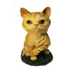 Animal Den Tabby Cat Bobblehead Figure Statue Gift for Car Dashboard Red view 1