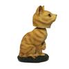 Animal Den Tabby Cat Bobblehead Figure Statue Gift for Car Dashboard Red view 2
