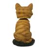 Animal Den Tabby Cat Bobblehead Figure Statue Gift for Car Dashboard Red view 3