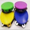 Zugar Land Colorful Neon Tambourines (5.5") Plastic Colorful Party Favors, Party Instruments, Noise Maker (12 Pack) view 4