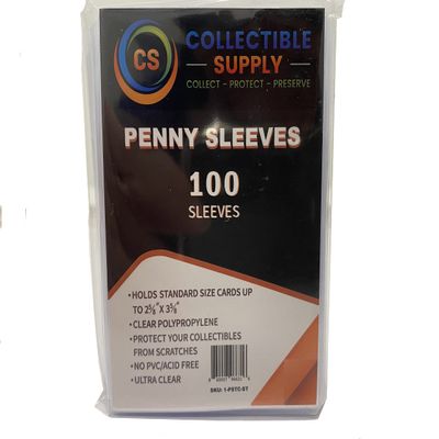 Collectible Supply Penny Sleeves 100 Ct. Standard Size