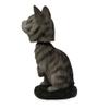 Animal Den Tabby Cat Bobblehead Figure Statue Gift for Car Dashboard Silver view 3